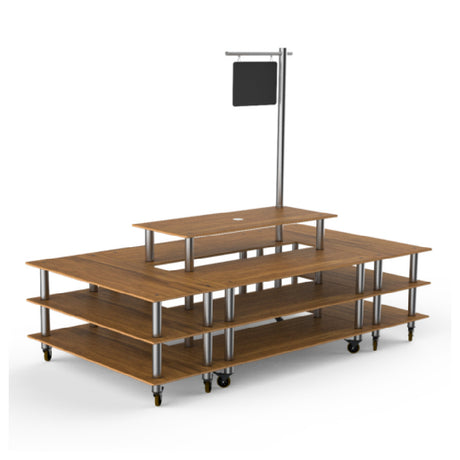 Steelite MGCMLB07BSXW - Market Square Station, 130.0" X 74.0" X 107.0", Modular
