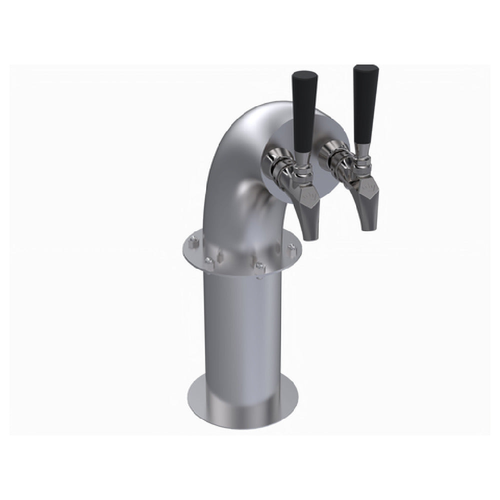 Krowne KSH-2S Krowne Dual Faucet Snakehead Tower Two Faucets Handles And Faucets Not Included