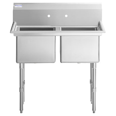 Empura Stainless EHD21818 Sink (2) Compartment Heavy Duty