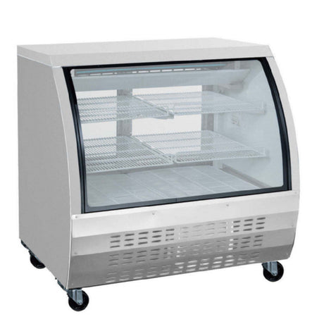 USR Brands DC48-SS Coldline Refrigerated Deli Display Case 47-3/10"W 12.0 Cu. Ft. Capacity