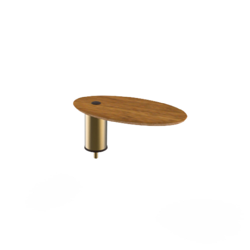 Steelite MGCIAY15BBXX - Oval Low Display Shelf, 16.0" X 8.0" X 6.5", Modular