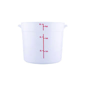 Hubert 84011 - CenPro® Food Storage Container, 8-3/4"W X 8-3/4"D X 7-3/4"H, Round