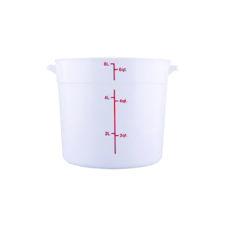 Hubert 84011 - CenPro® Food Storage Container, 8-3/4"W X 8-3/4"D X 7-3/4"H, Round