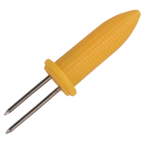 Stanton Trading 3132 - Corn Holder, Metal Prongs, Yellow Handles