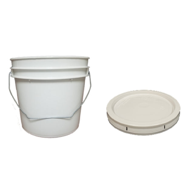 Buccaneer Container Corp 2006128010 (Buccaneer) Bucket With White Lid (1) Gallon (custom Printed) (6 Each Per Case)