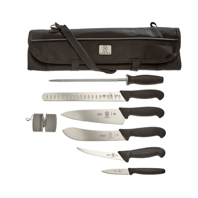 Mercer Culinary M13751 BBQ Competition Set II 8-Pc. Includes 3" Slim Paring 5.9" Boning