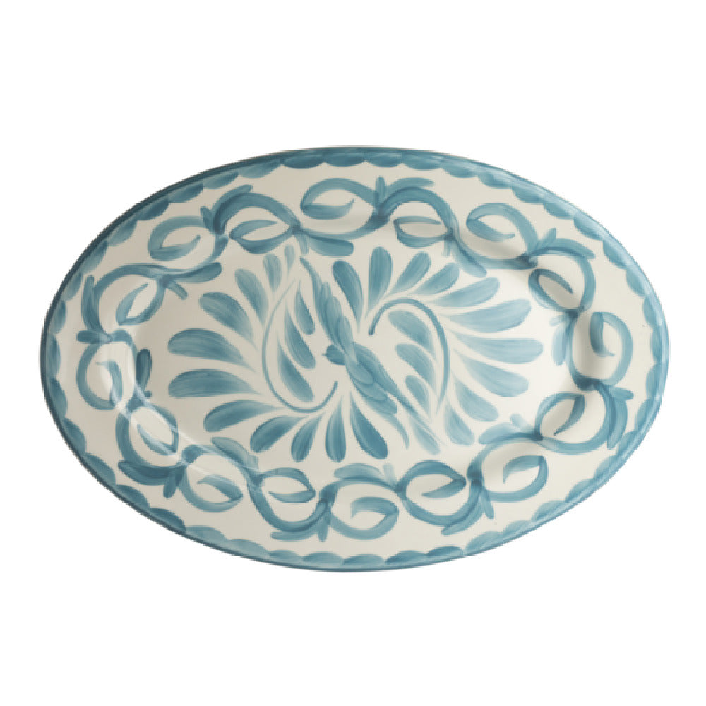 Steelite A125P145 Platter Oval Rolled Edge 13.75" X 9.125" Puebla