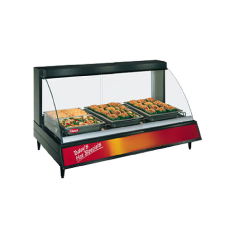 Hatco GRCD-3P_120/60/1 Glo-Ray® Designer Heated Display Case Tempered Curved Glass