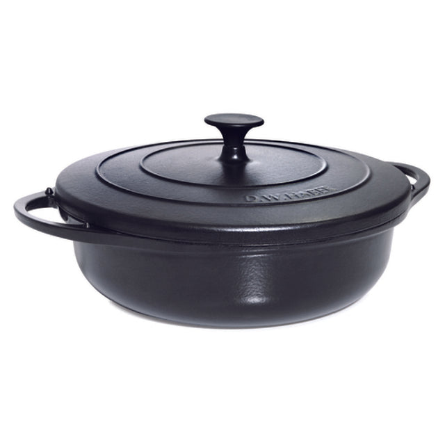 Steelite DWG4 Cast Iron Dutch Oven 5 Qt. 16.0"W X 12.0"D X 6.5"H