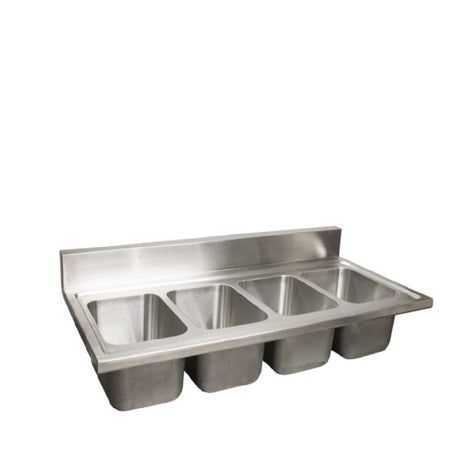 BK Resources DDI4-R5-1014 Drop-In Sink (4) Compartment 48"W X 24"D