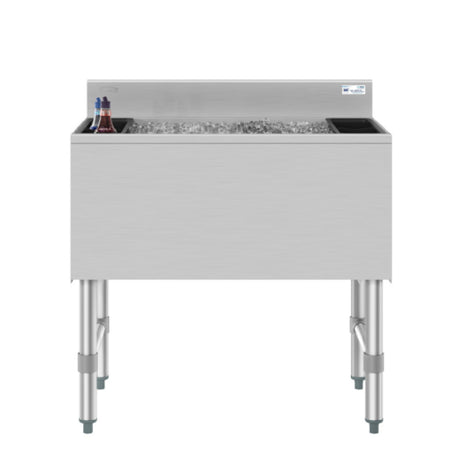 Koolmore KM-UIB-1830 Commercial Underbar Ice Bin 30"W 98 Lbs. Ice Storage Capacity