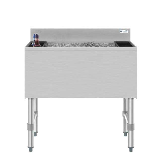 Koolmore KM-UIB-1824 Commercial Underbar Ice Bin 24"W 77 Lbs. Ice Storage Capacity