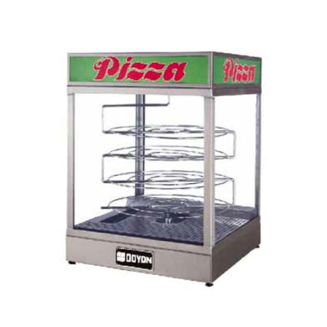 Doyon DRPR4 Food Warmer/Display Case Countertop With Revolving Four Tier Interior Rack