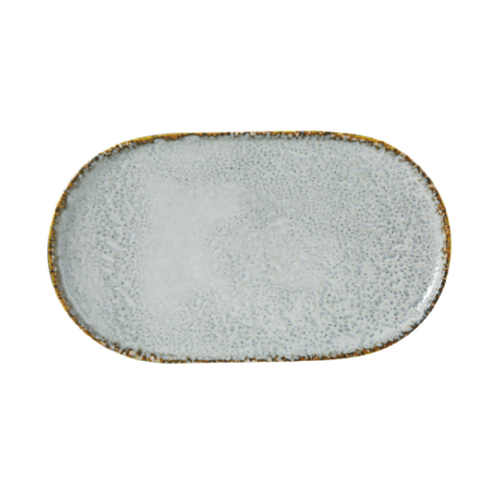 Yanco IB-215 - Iris Blue Plate, 15 1/2" X 9" X 1", Oval