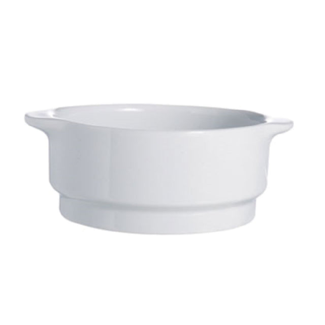 Arc Cardinal R0830 Arcoroc Candour Stackable Bowl 12.5 Oz (D:4.5'') High Alumina Porcelain