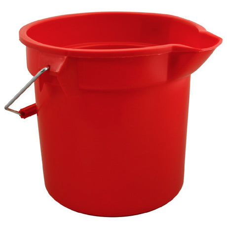 Franklin Machine Products 262-1191 Bucket (14 Qt 12" OD Red)