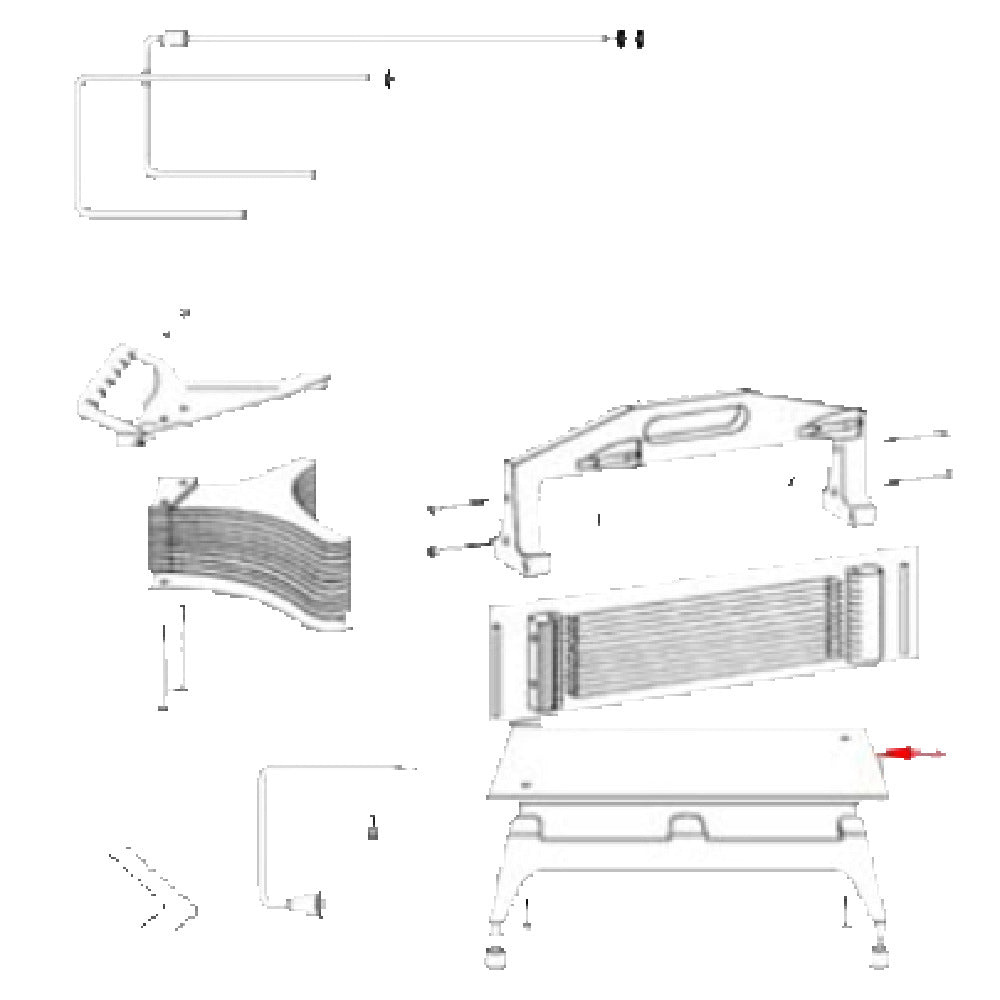 Franklin Machine Products 215-1018 Tomato Pro® Platform 9-5/8"L X 14-1/8"W X 3/8" ID White