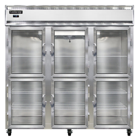 Continental Refrigerator 3FNGDHD Freezer Display Three-section