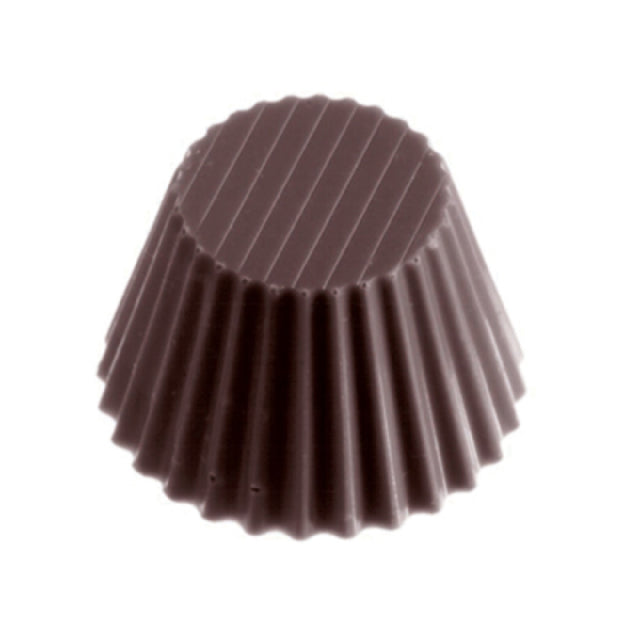 Matfer 380141 Chocolate Mold Fluted Cup 24 Per Sheet