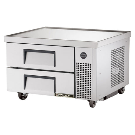 True Refrigeration TRCB-36-HC Refrigerated Chef Base 36-3/8"W One-piece 300 Series 18 Gauge Stainless Steel Top With V Edge