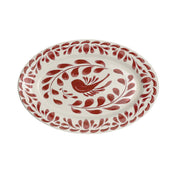Steelite A121P142 - Oval Platter Rolled Edge, 12.25" X 9.125", Paloma Coral