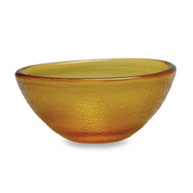 Fortessa C2-50-AM Coppetta Amber Dipping Dish 3.25" (8.5cm) 3.5 Oz.