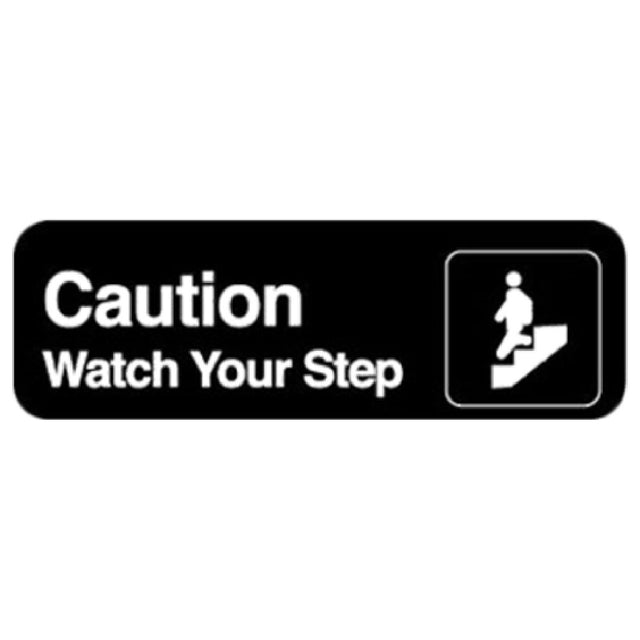 Royal Industries ROY 394544 Sign 3" X 9" Caution Watch Step