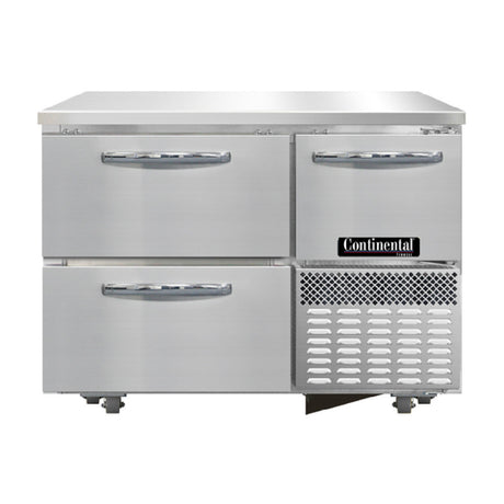 Continental Refrigerator FA43N-U-D Undercounter Freezer Base 43"W Stainless Steel Front & End Panels