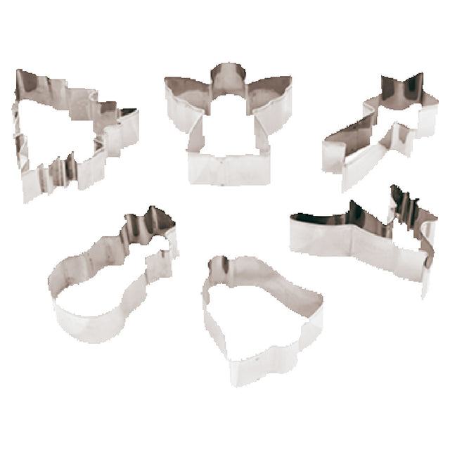 Paderno 47387-01 Cookie Cutter 3-1/8" X 3-1/8" X 1-1/8" "Christmas"