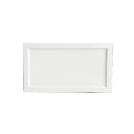 Steelite 6351MP74 - Rim Rectangular Plate, 10.5", Simple Plus