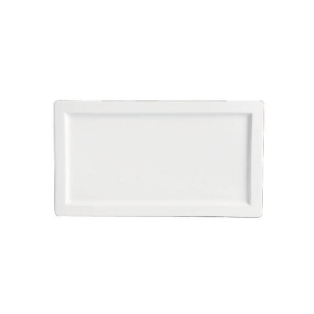 Steelite 6351MP74 - Rim Rectangular Plate, 10.5", Simple Plus