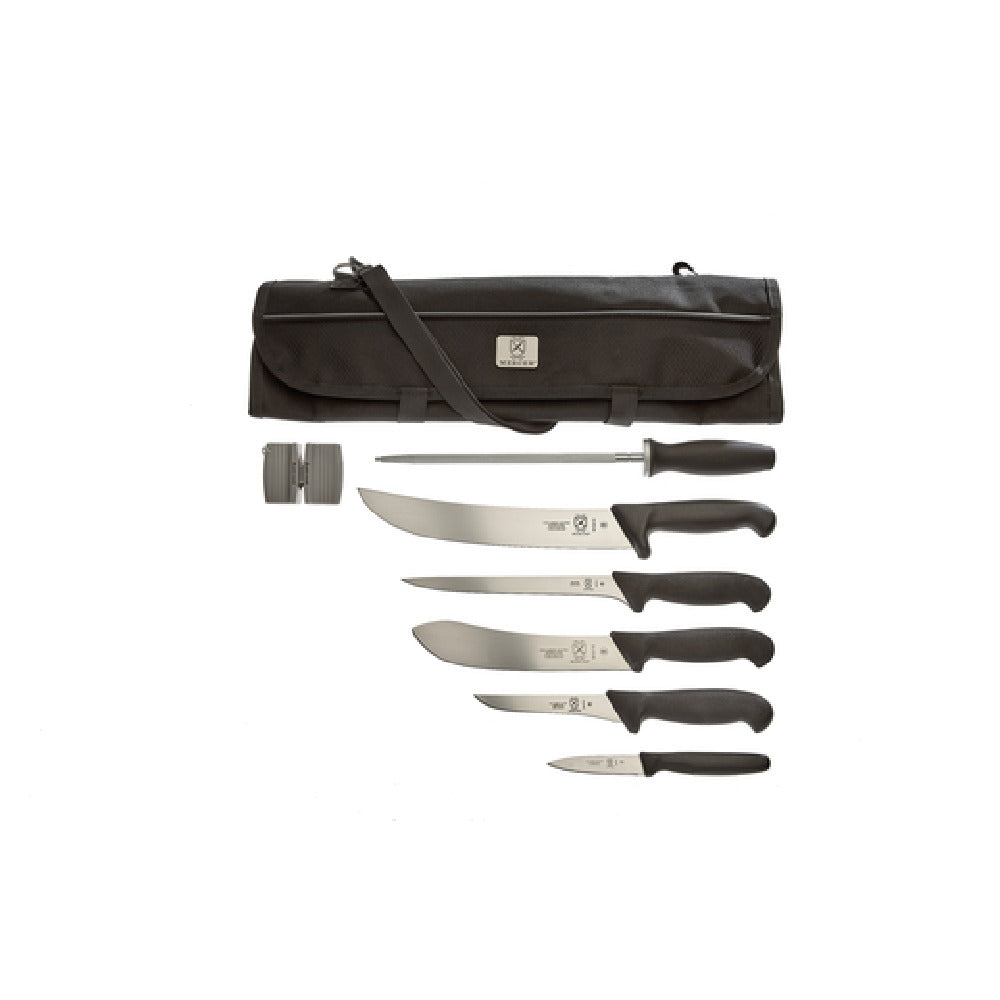 Mercer Culinary M13754 Large Field Dressing Kit 8-Pc. Includes 3" Slim Paring 5.1" Stiff Boning