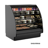 Structural Concepts GHSS456RLB (CURVED) - Fusion® Refrigerated Self-Service Case With Curved Profile