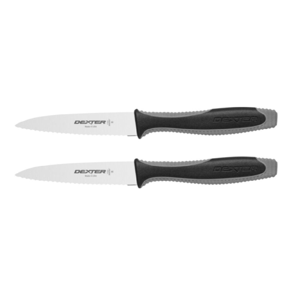 Dexter V105SC-2PCP - V-Lo® (29493) Paring Knife, 3-1/2", Scalloped Edge