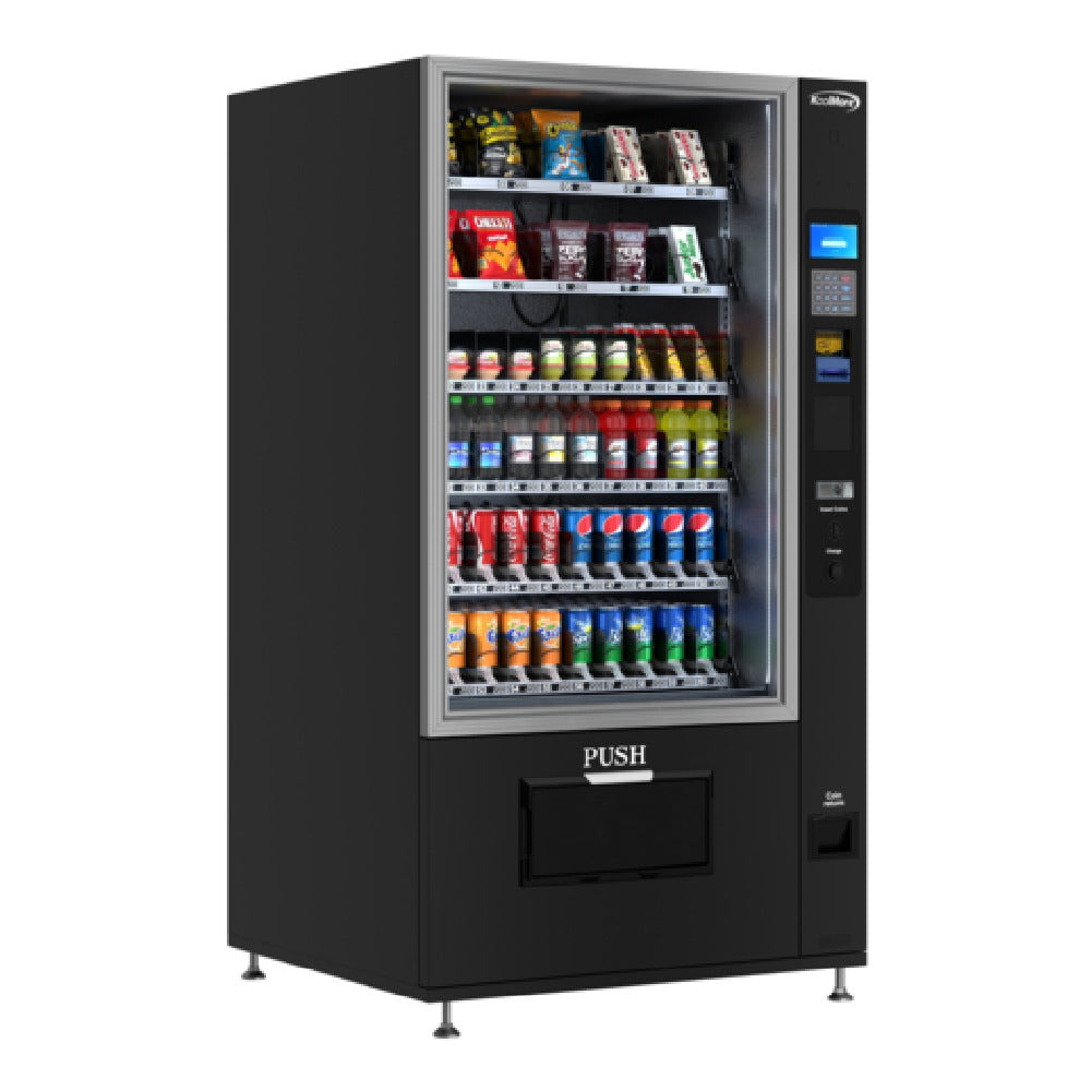 Koolmore KM-VMR-40-BC Refrigerated Snack Vending Machine 40-4/5"W X 31"D X 76-7/10"H