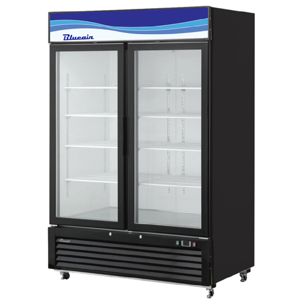 Blue Air BKGF49B-HC Freezer Merchandiser Two-section 49 Cu. Ft. Capacity