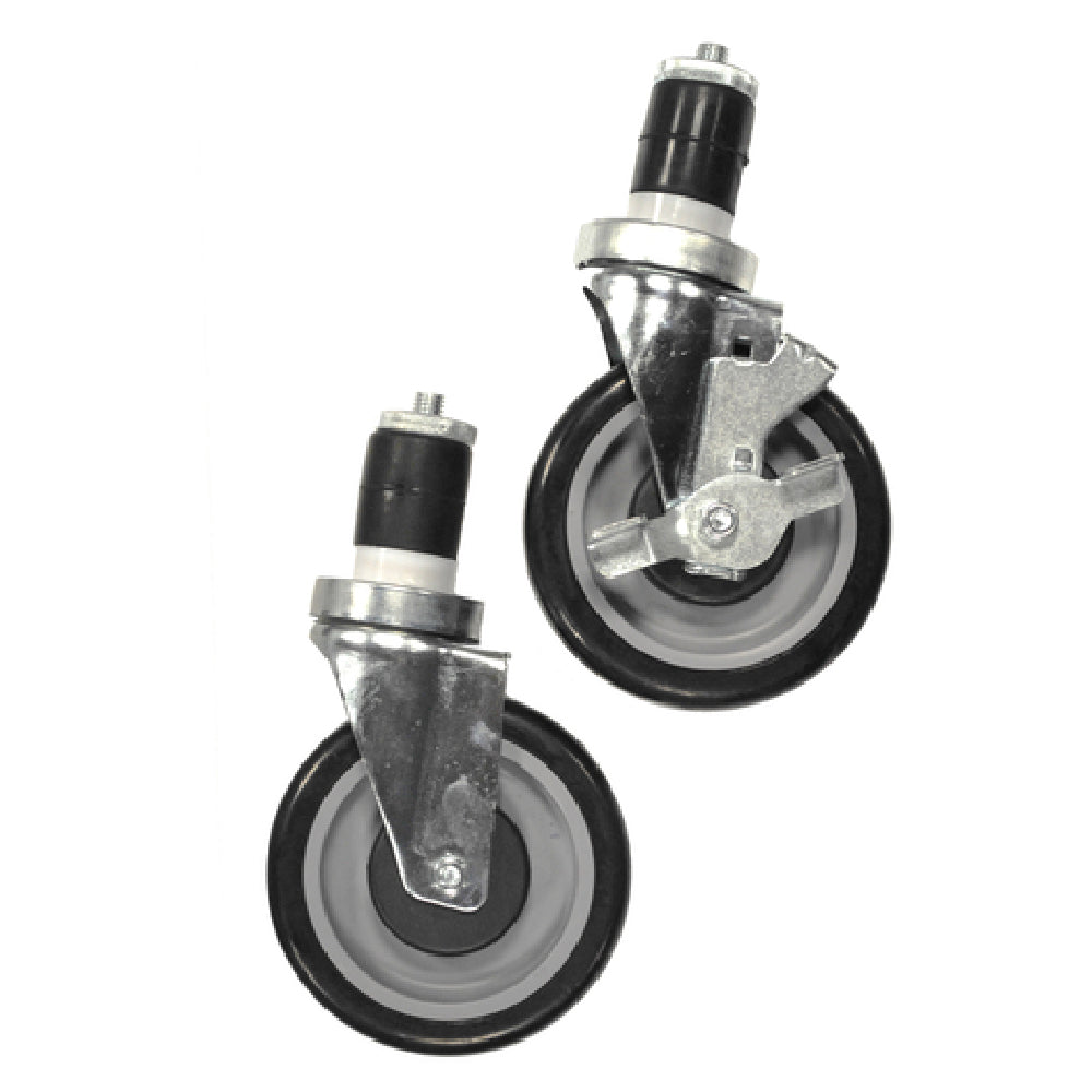 Serv-Ware 5B-0050-B - Serv-Ware - Casters - 5" Wheel 1 5/8" Insert With Brake