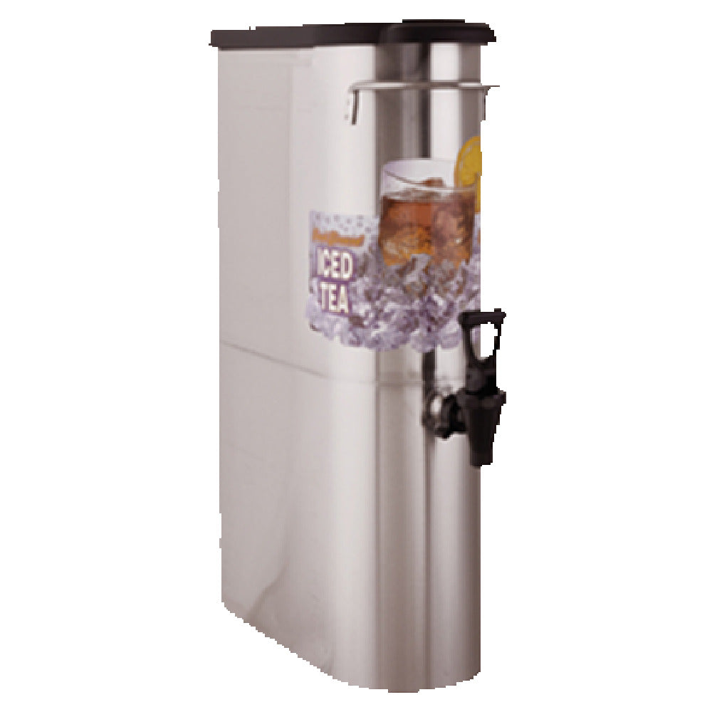 Franklin Machine Products 190-1344 Iced Tea Dispenser 3.5 Gallon Capacity 21-5/8" H X 6-1/4"W X 13-1/2"D