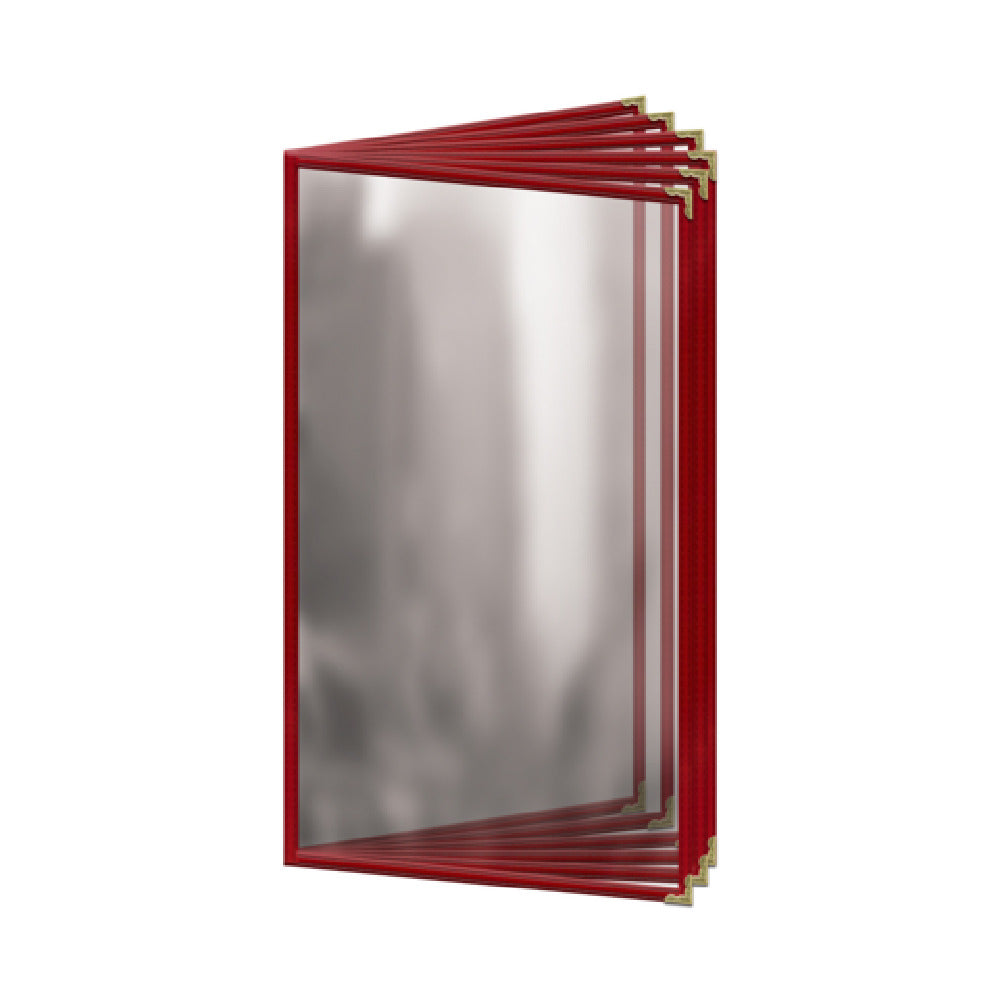 Risch TE-12V 8.5X14-NYLON Deluxe Sewn Nylon Menu Cover (specify Color) 8-1/2" X 14"