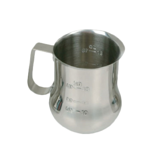 Thunder Group SLMP0018 Expresso Milk Pitcher 18 Oz. Capacity Engraved Measuring Scale