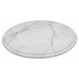 Bauscher Hepp TMA3028 - Carrara Collection Marble Platter, 11-1/4" Dia. X 1/2"H, Round