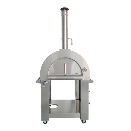 Omcan 49113 (CE-CN-0098-WG) Pizza Oven Wood & Propane Gas Includes: Pizza Peel