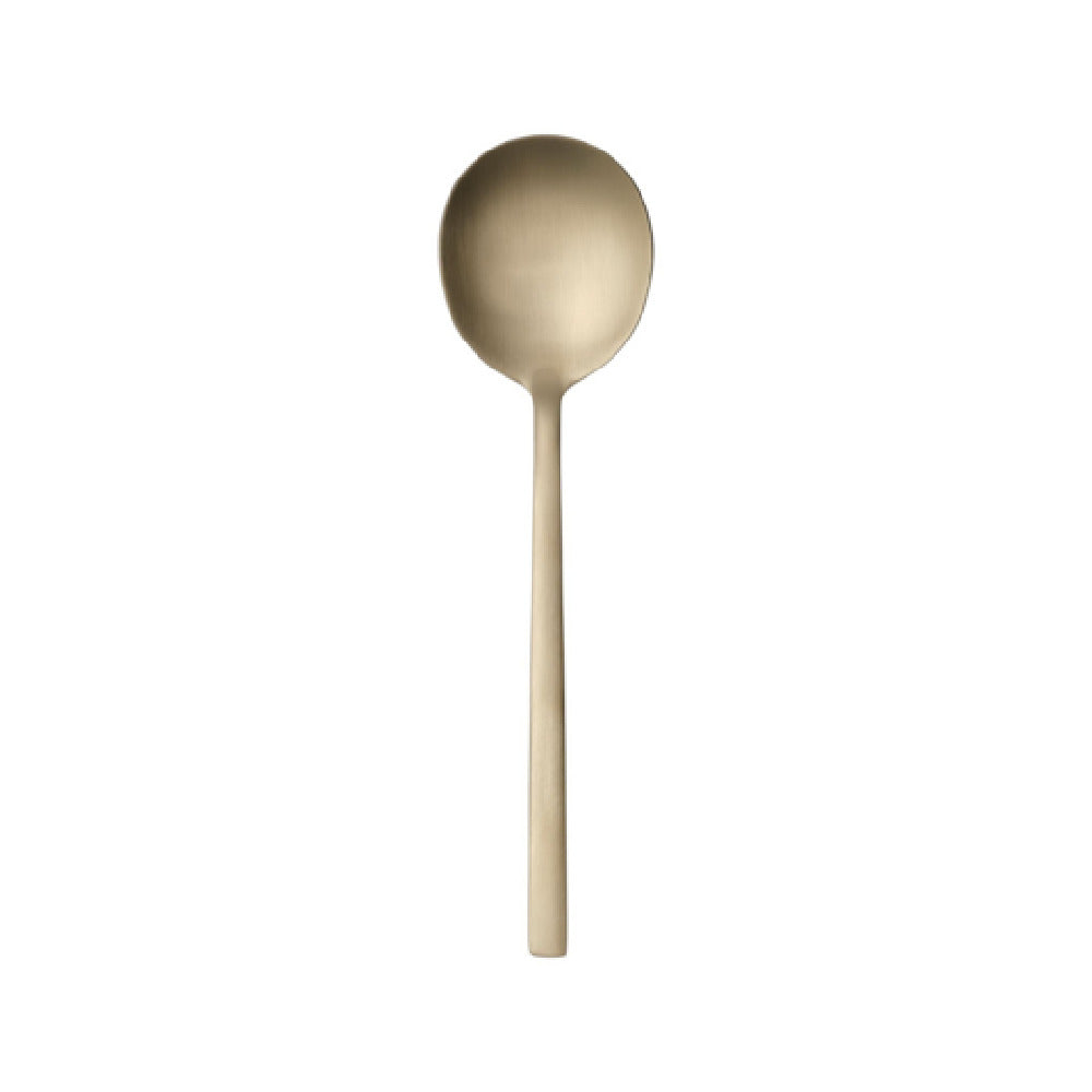 Libbey 763 016 (Formerly World Tableware) Bouillon Spoon 7" 18/0 Stainless Steel