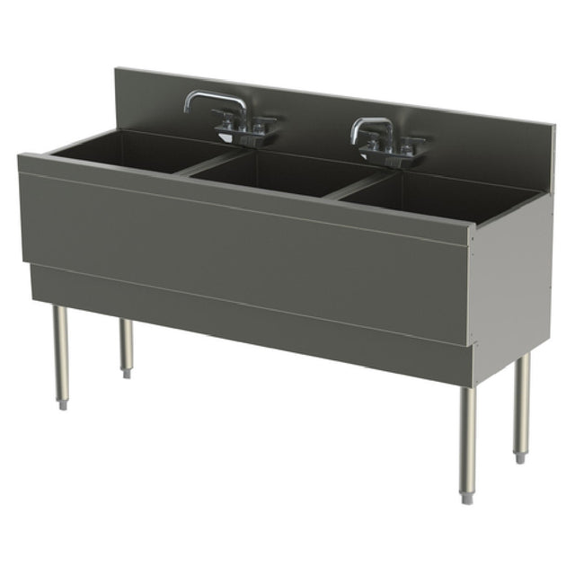 Perlick TSF54M3-EC TSF Series Extra Capacity Underbar Sink Unit One Compartment