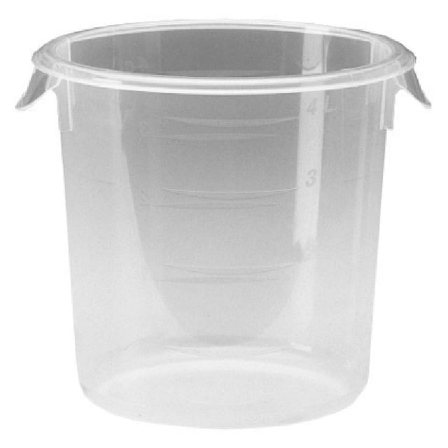 Rubbermaid FG572124CLR - Storage Container, 4 Quart, 8-1/2" Dia. X 7-3/4"H
