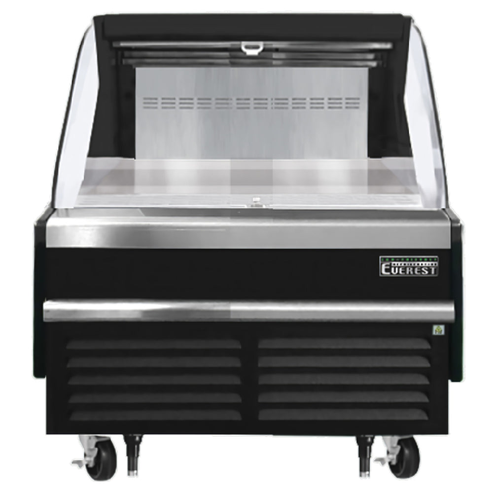 Everest Refrigeration EOMH-36-B-35-S Horizontal Open Display Merchandiser 37-1/4"W X 34-1/4"D X 41"H