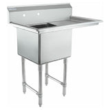 Empura Stainless EHD11818R18 Sink (1) Compartment Heavy Duty