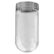 Franklin Machine Products 253-1223 Glass Globe For Use In Hood Systems For 100 Watt Glass Bulbs (not Included)