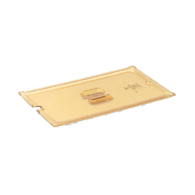 Vollrath 34300 Super Pan® 1/3 GN Slotted Cover High-temp Amber Plastic Fits All 1/3 Super Pan 3® Plastic & Stainless Steel Pans