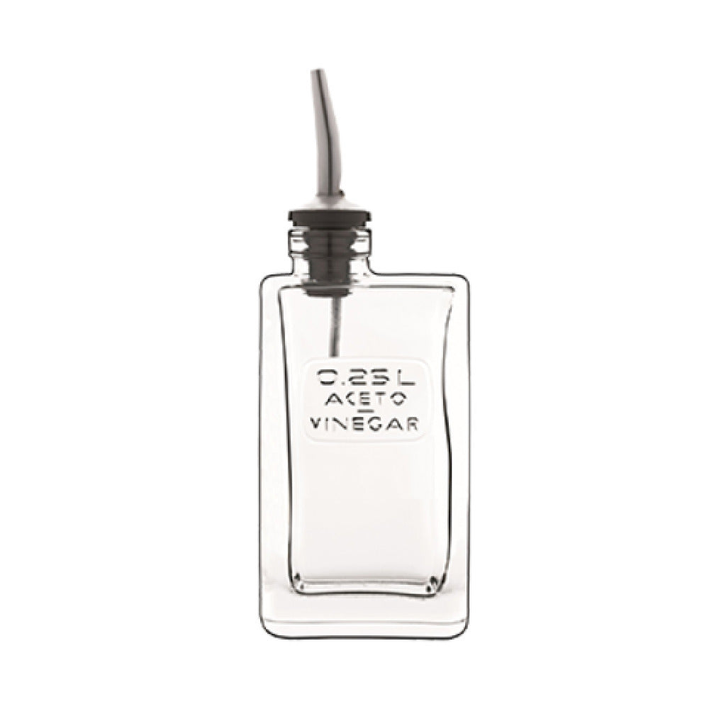 Bauscher Hepp 11603/01 - Vinegar Pouring Bottle, 8.5 Oz. (9.5 Oz. Brimful), 3"L X 2"W X 7-3/4"H